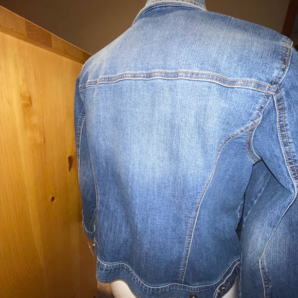 Style &Co. Denim Jean Jacket, xxl - Picture 5 of 6